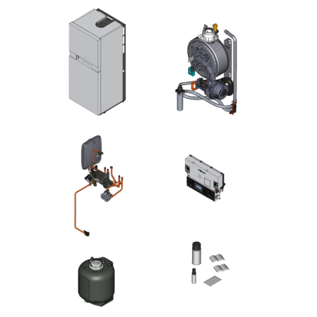 Pièce détachée Viessmann Corps Vitodens 333-F B3TA 26kW n° 7494836 Pièce détachée Viessmann Corps Vitodens 333-F B3TA 26kW n° 7494836