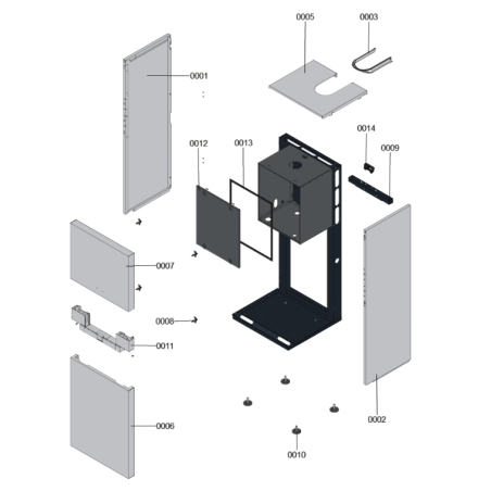 Pièce détachée Viessmann Corps Vitodens 333-F B3TA 26kW n° 7494836 Pièce détachée Viessmann Corps Vitodens 333-F B3TA 26kW n° 7494836