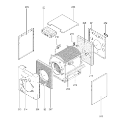 Pièce détachée Viessmann Corps de chaudière VB2A 27 kW n° 7185090