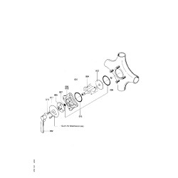Pièce détachée Viessmann Vanne mélangeuse 4 voies DN 25 n° 7237142