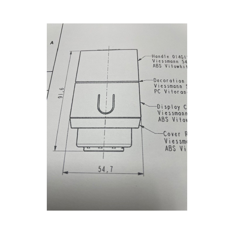 Tête thermostatique radiateur ViCare (L 9.16cm - Diamètre 5.47cm)