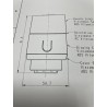 Tête thermostatique radiateur ViCare (L 9.16cm - Diamètre 5.47cm)