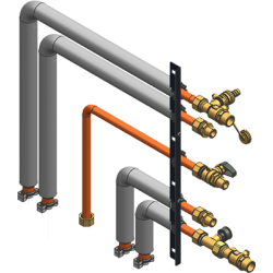 Ens. racc. montage latéral, Vitodens