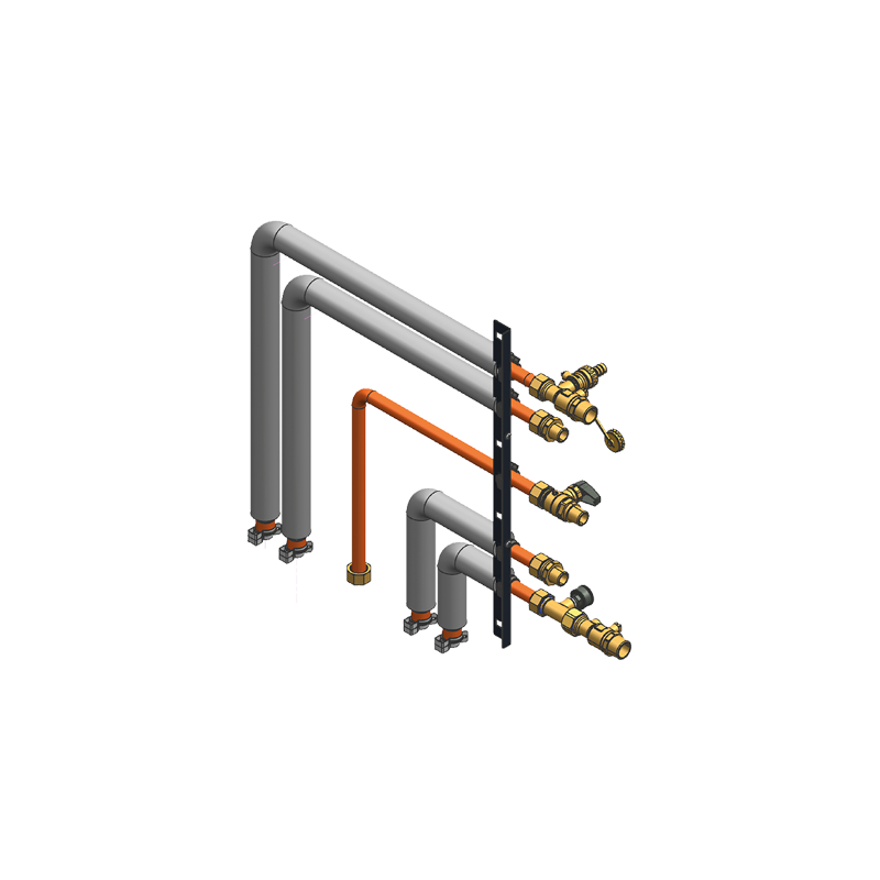 Ens. racc. montage latéral, Vitodens