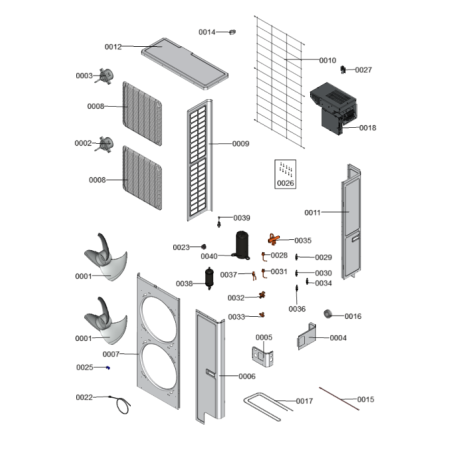 Unité extérieure 1XX-S 16kW 400V
