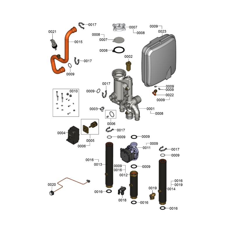 Unité int. Vitocal 100-S AWB 101.A08